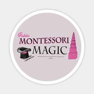 Public Montessori Magic • Pink Tower Material Magnet